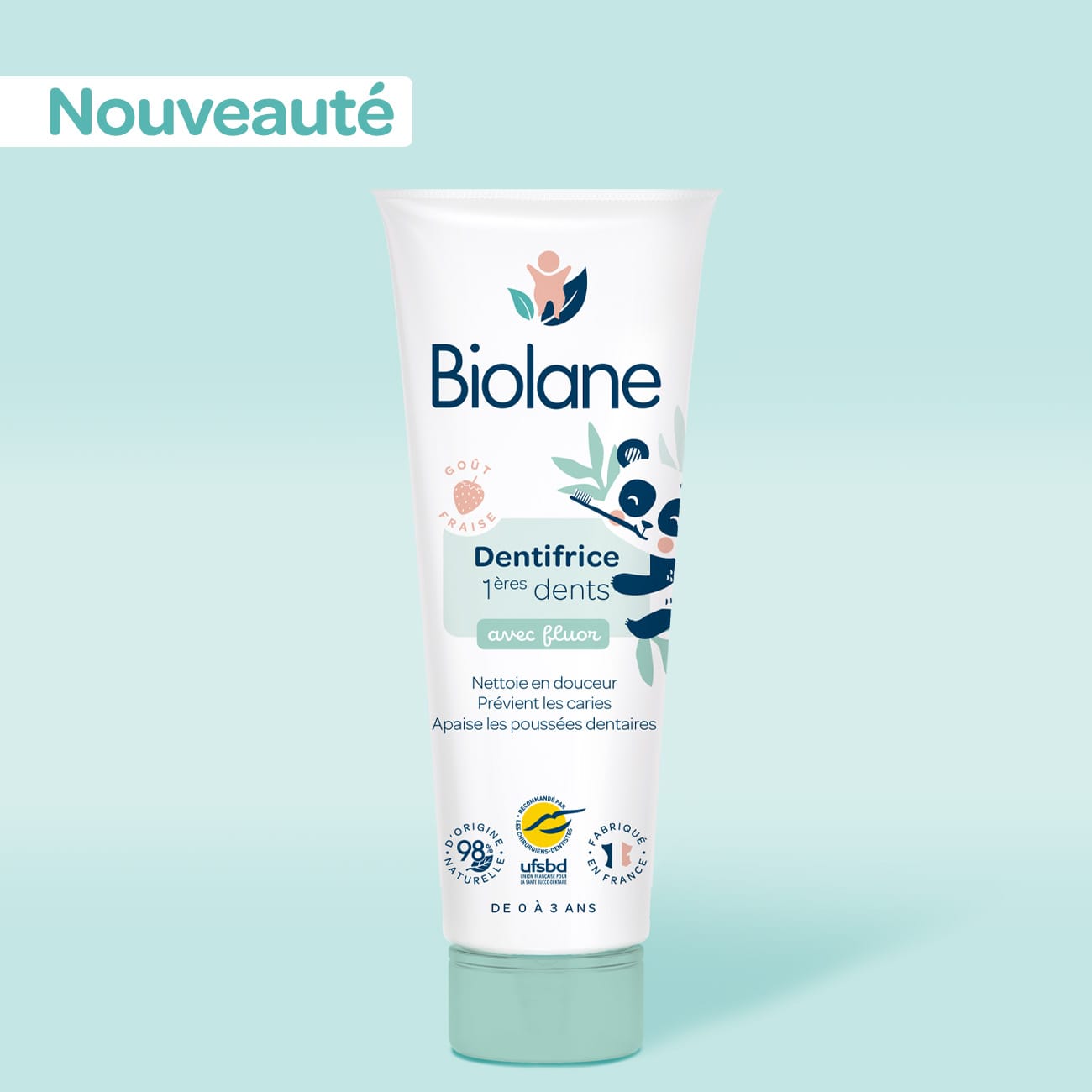 Dentifrice 1ères dents avec fluor