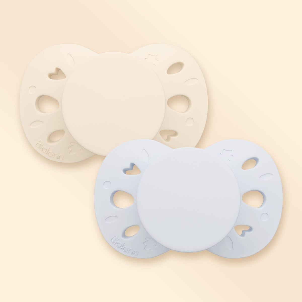 Lot de 2 sucettes anatomiques 6-18 mois Bleu