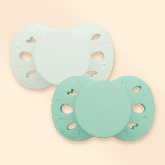 Lot de 2 sucettes anatomiques +18 mois Vert