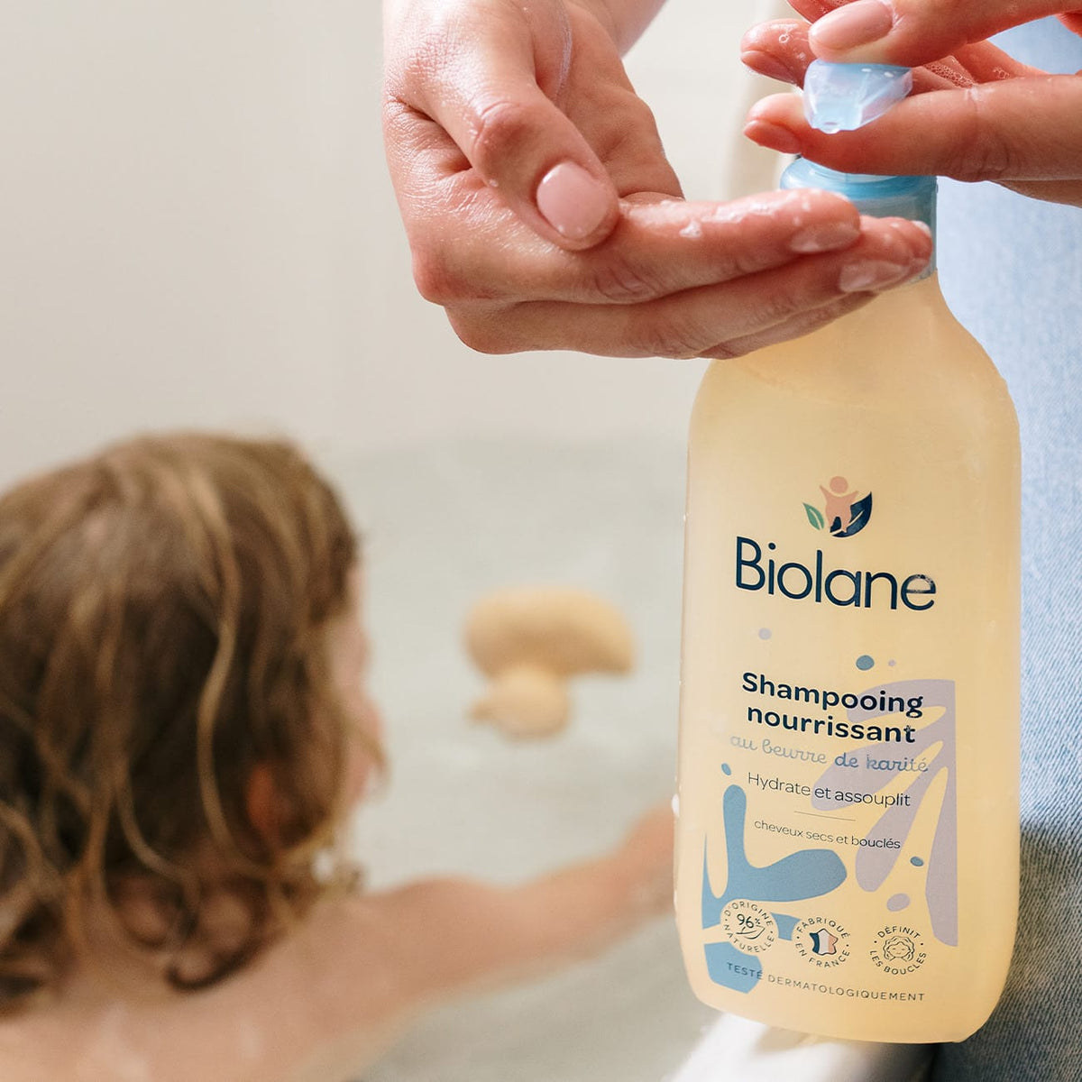 Shampooing nourrissant cheveux bouclés