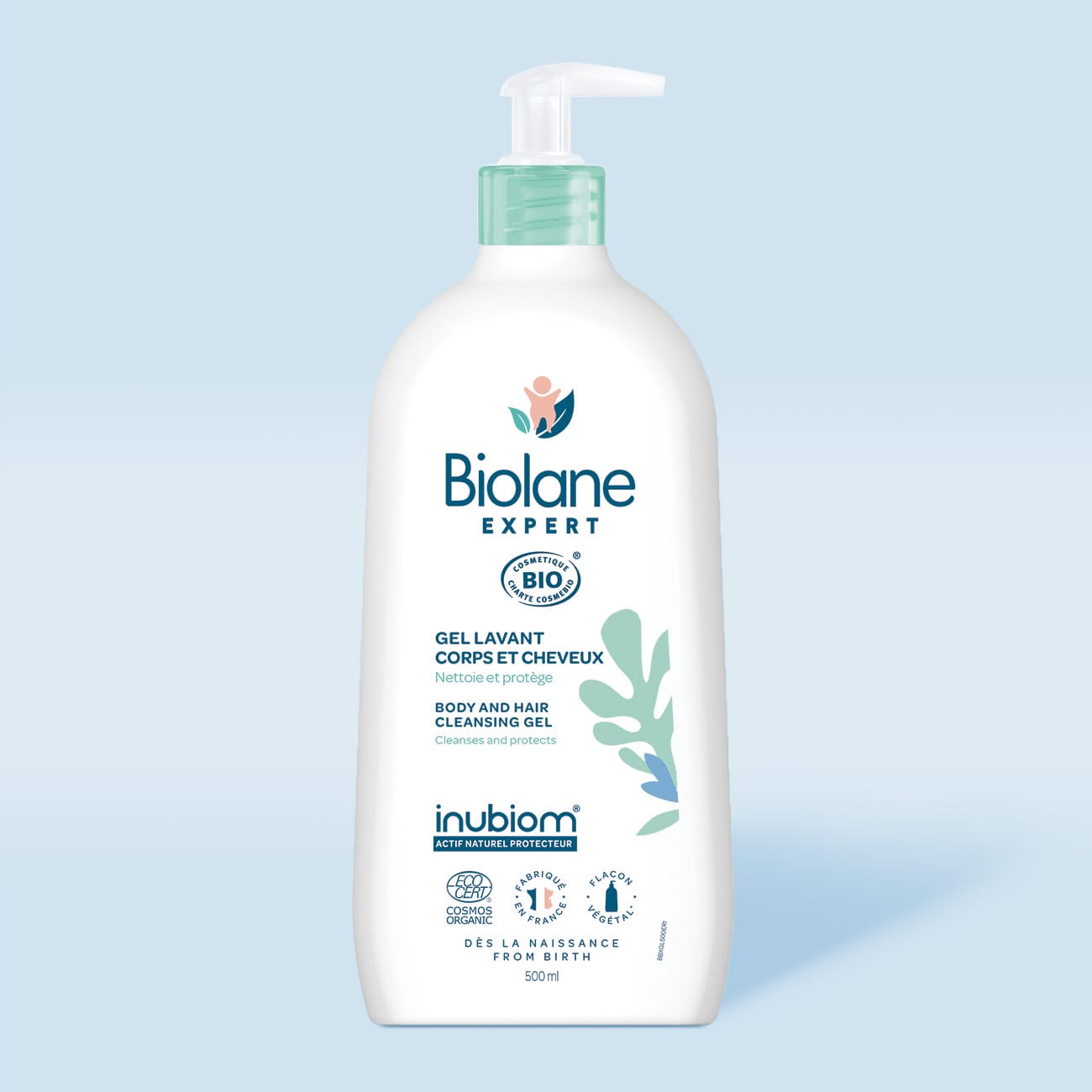 Gel lavant doux BIO 500 ml - Biolane Expert