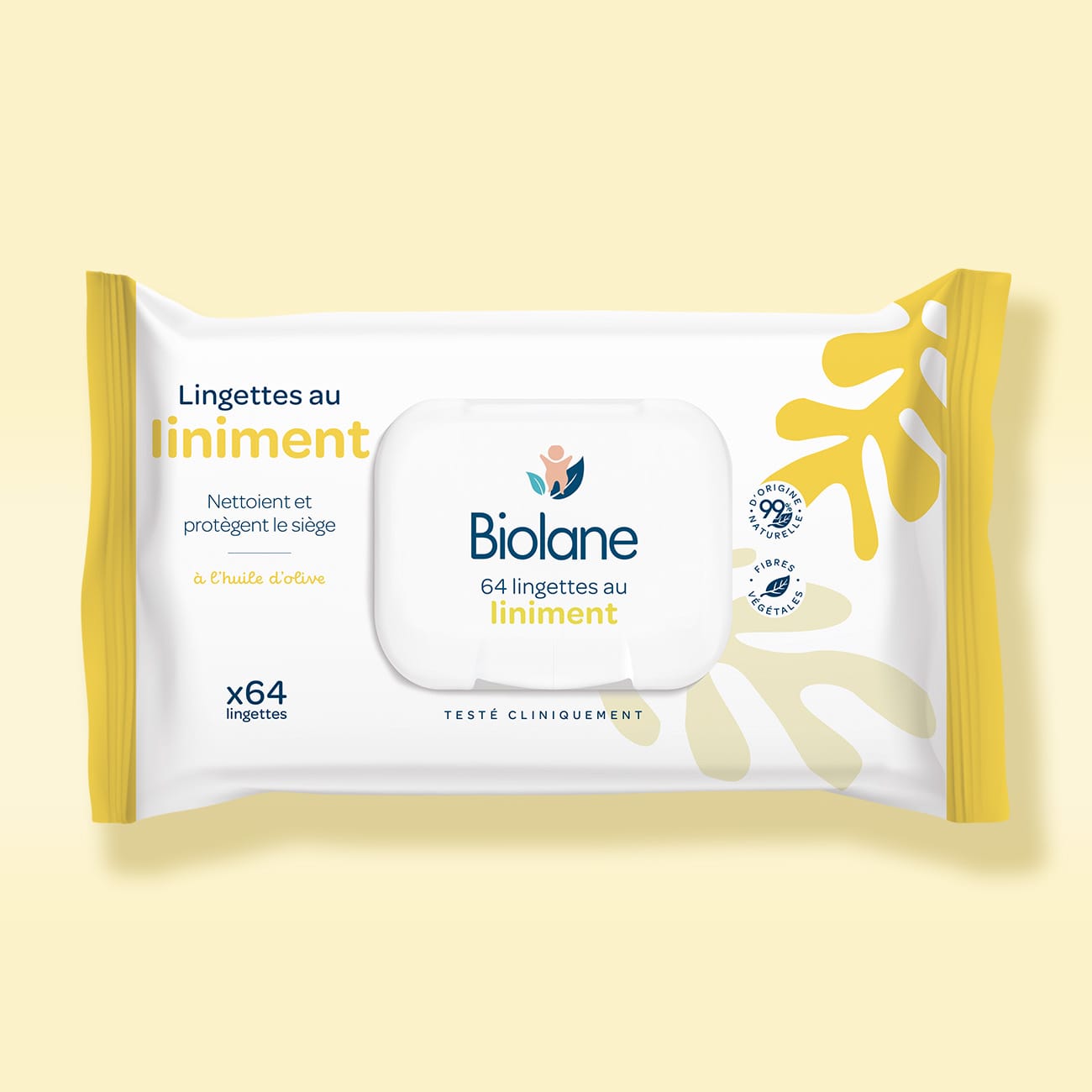 Lingettes au liniment 64 lingettes