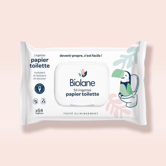 Lingettes papier toilette 54 lingettes