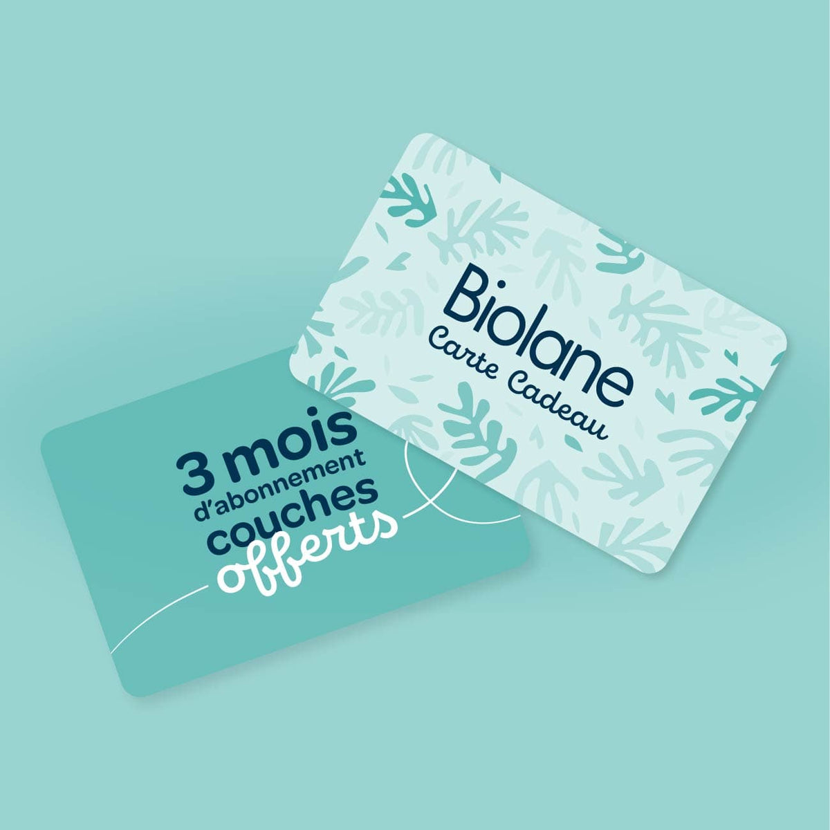 Carte cadeau abonnement couches 3 mois d'abonnement couches