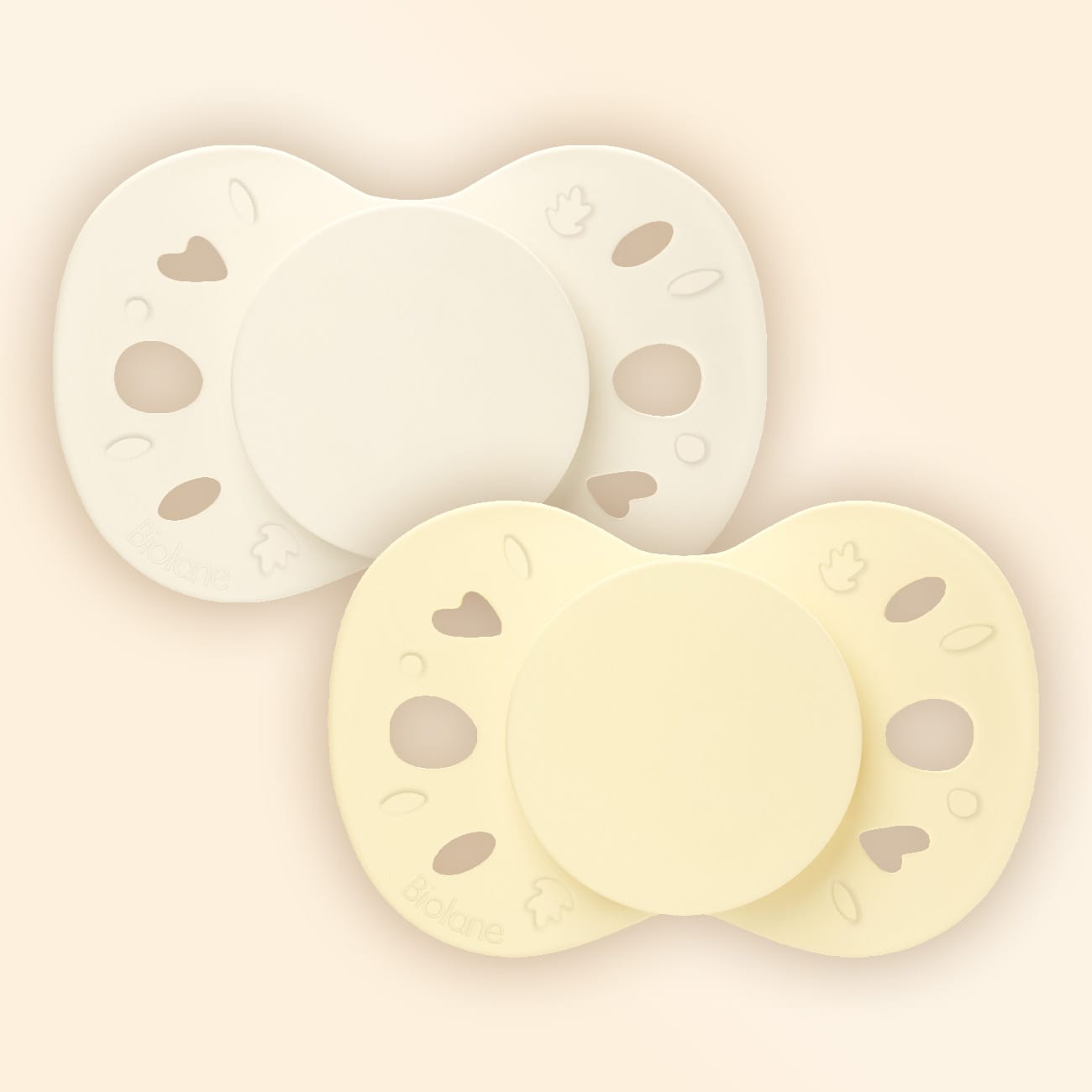 [OLD] Lot de 2 sucettes anatomiques 6-18 mois Jaune