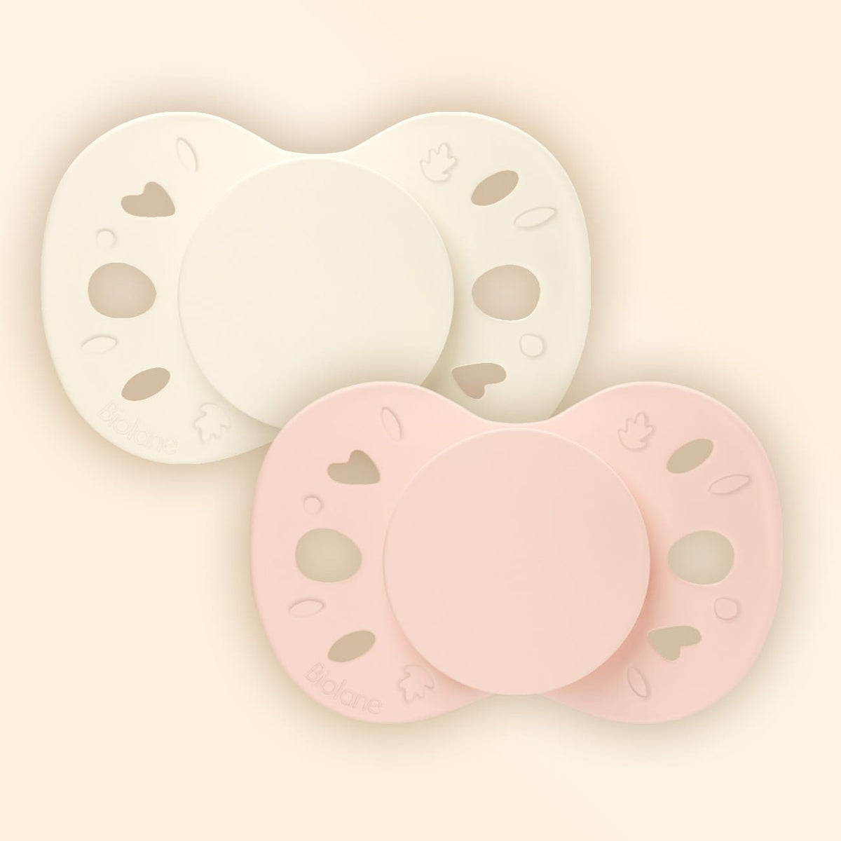 [OLD] Lot de 2 sucettes anatomiques +18 mois Rose