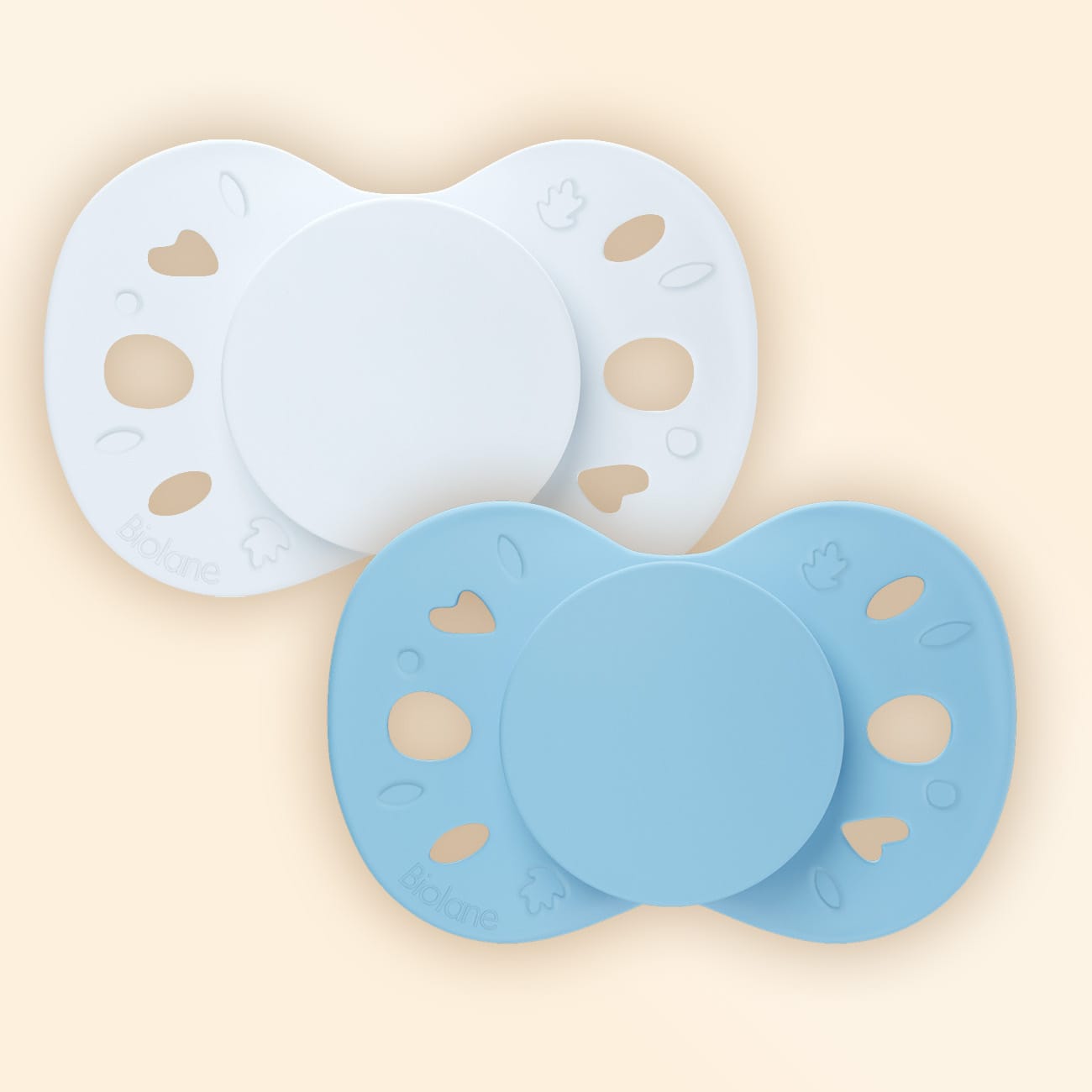 [OLD] Lot de 2 sucettes anatomiques +18 mois Bleu