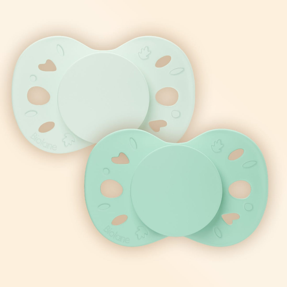 [OLD] Lot de 2 sucettes anatomiques +18 mois Vert