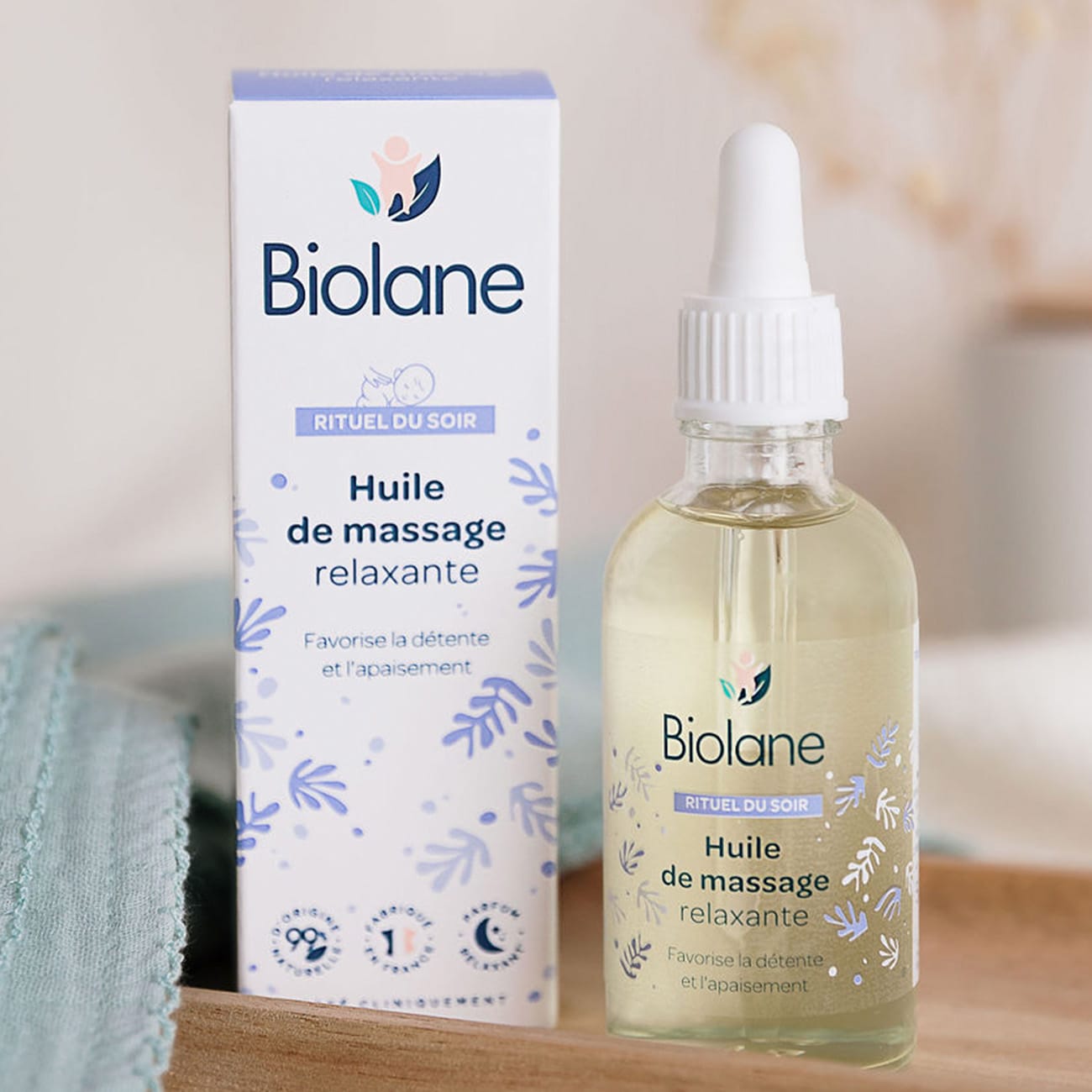 Huile de massage relaxante