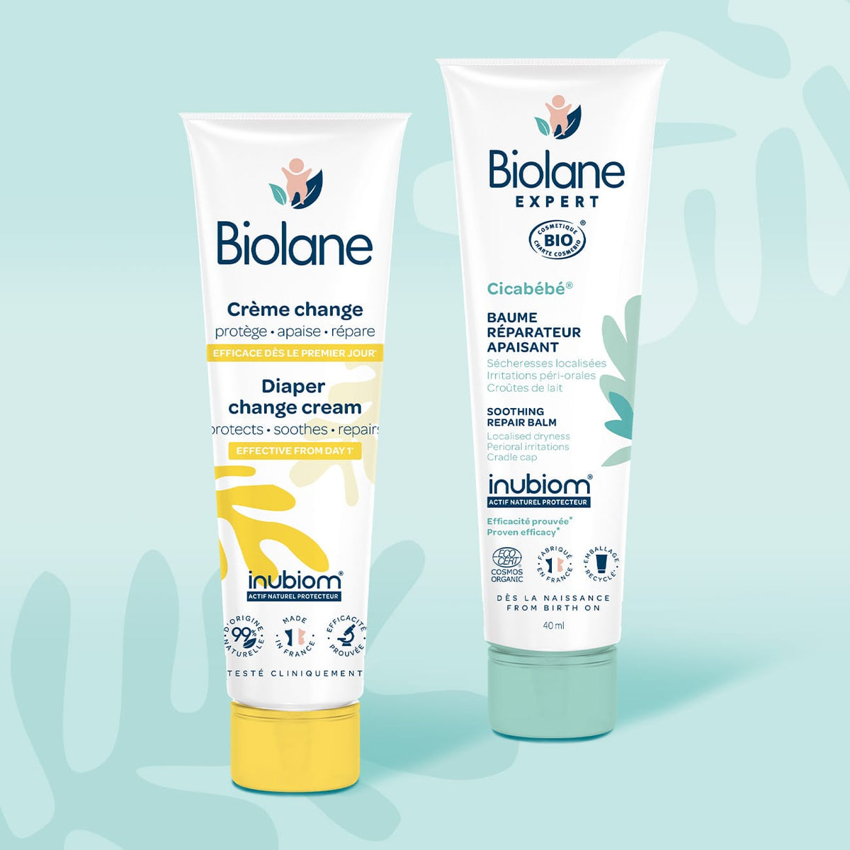 Duo crème change et cicabébé® certifié biologique