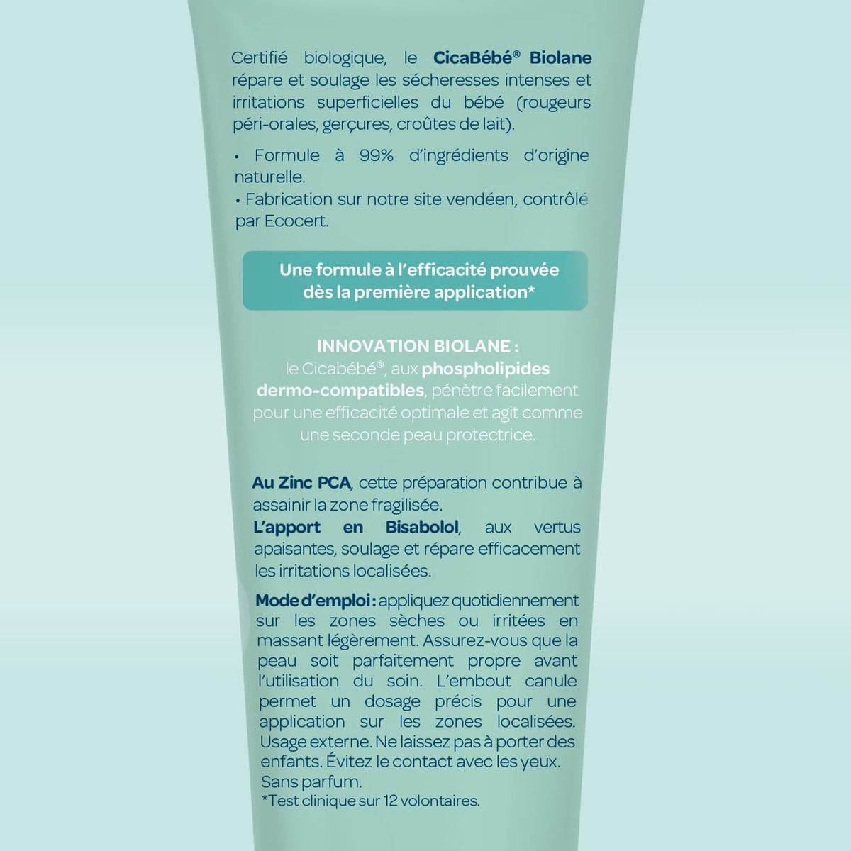 Cicabébé® certifié biologique