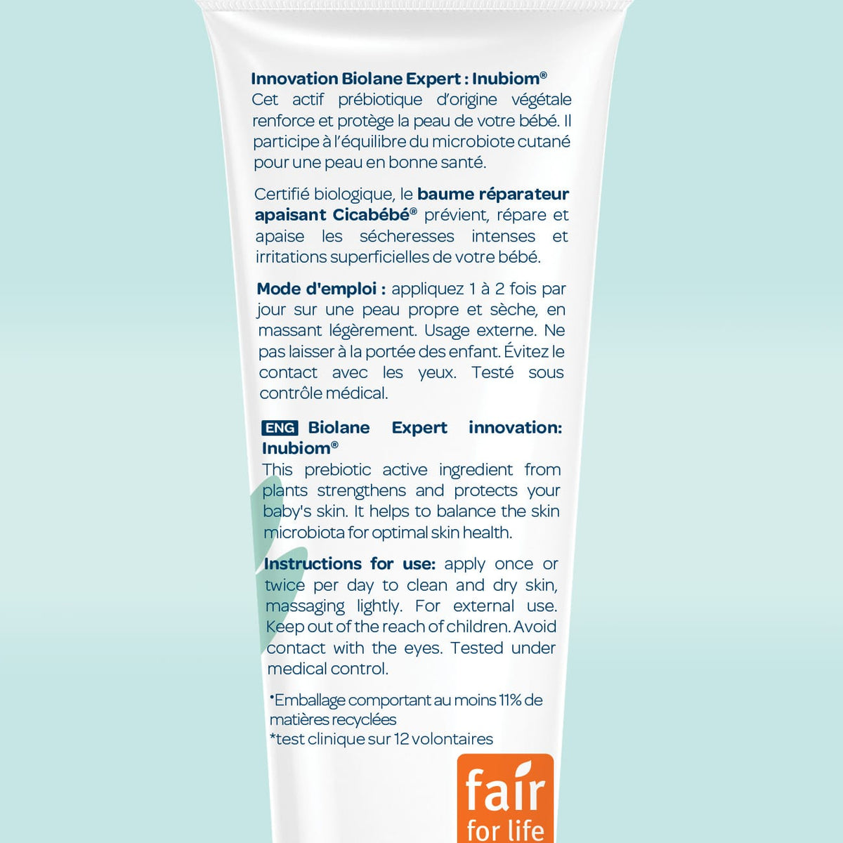 Cicabébé® certifié biologique Biolane Expert