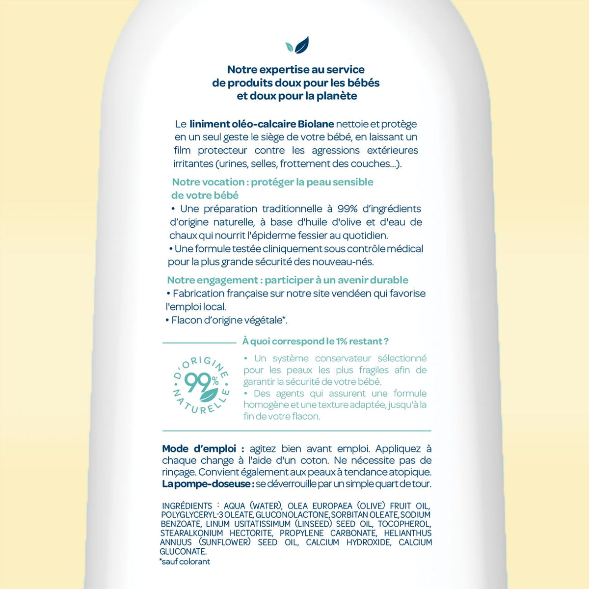 Liniment oléo-calcaire 700ml